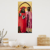 Poster Saint Jérôme et Saint Jean-Baptiste, c.1428-29 (Cuisine)