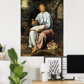 Poster Saint John at Patmos, fine art, (Bureau à domicile)