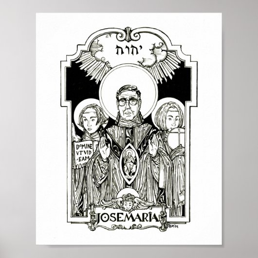 Poster Saint Josemaria Escriva (Devant)