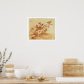 Poster Saint Joseph adorant le Christ Enfant (stylo, encr (Cuisine)