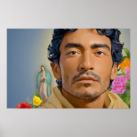 Poster Saint Juan Diego Messager des Roses (Devant)