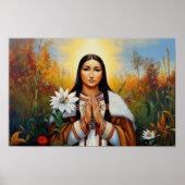 Poster Saint Kateri Tekakwitha (Devant)