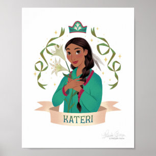 Poster Saint Kateri Tekakwitha Art Print