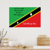Poster Saint-Kitts-et-Nevis tirages encadrés (Cuisine)