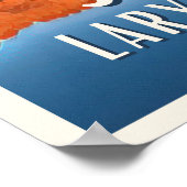 Poster Saint-Lary-Soulan Station de ski (Coin)