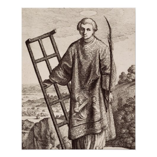 Poster Saint Laurent archives du saint patron (Devant)