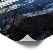 Poster Saint-Laurent en hiver, Québec, Canada (Coin)