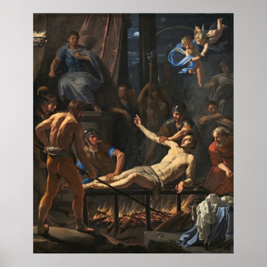 Poster Saint-Laurent - Jean de Champaigne (Devant)