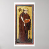 Poster Saint-Léonard (huile sur panneau de sol or) (paire (Devant)