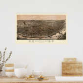 Poster Saint-Louis, MO Carte panoramique - 1896 (Cuisine)