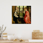 Poster Saint Luc Dessin un portrait de la Vierge (Cuisine)