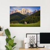 Poster Saint-Magdalena | Val di Funes (Bureau à domicile)