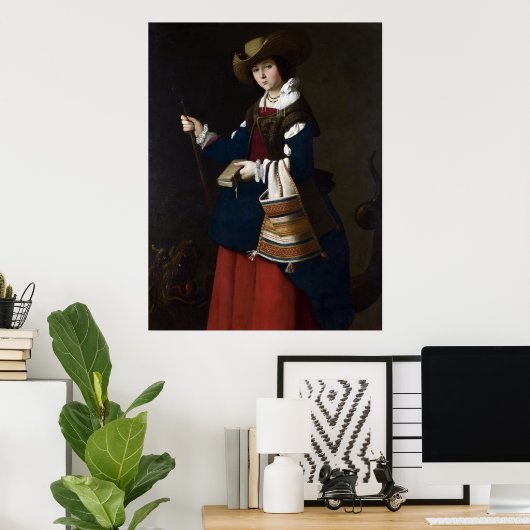 Poster Saint Margaret comme berger (Bureau à domicile)