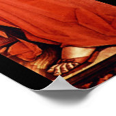 Poster SAINT MARY MAGDALENE 2 Or, Rouge, Noir (Coin)