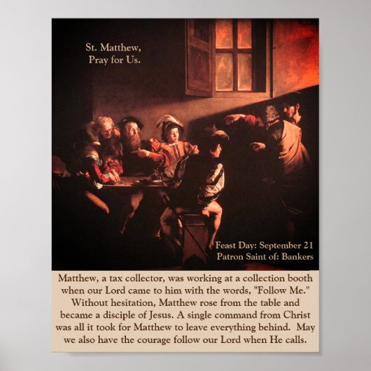 Poster Saint Matthew (Devant)