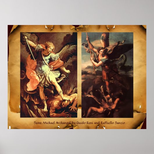 Poster Saint MICHAEL ARCHANGE VAINQUEUR DE SATAN (Devant)