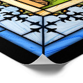 Poster Saint Michael combat l'affiche de la bête (Coin)