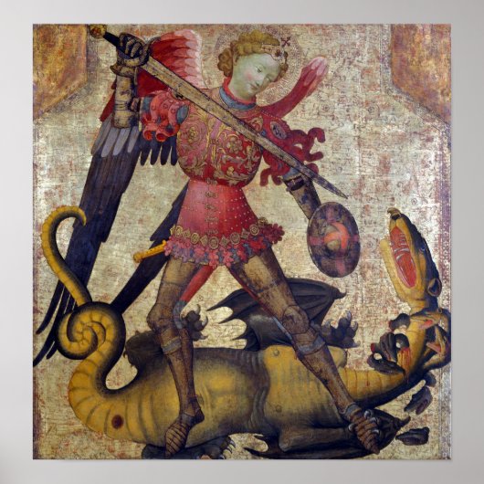 Poster Saint Michael et le Dragon (Devant)