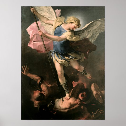 Poster Saint Michael par Giordano (Devant)