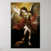 Poster Saint Michael par Murillo (Devant)
