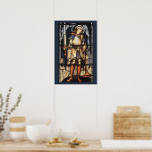 Poster Saint Michael par Sir Edward Coley Burne-Jones (Cuisine)