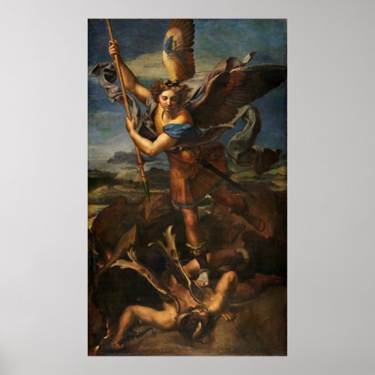 Poster Saint Michael Vanquishing Satan (Devant)
