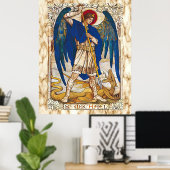 Poster Saint Michel l'Archange Angel Saint (Bureau à domicile)