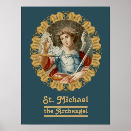 Poster Saint Michel l'Archange (M 010) (Devant)