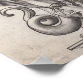 Poster Saint Michel l'Archange par Hans Holbein (Coin)