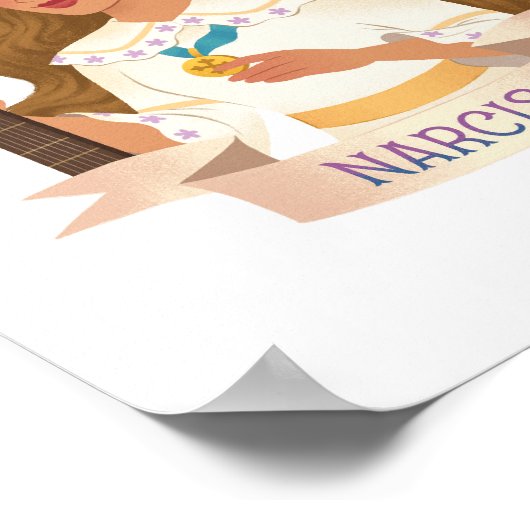 Poster Saint Narcisa de Jesús Imprimer (Coin)