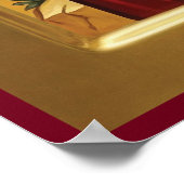 Poster Saint Nicholas orthodox  icon (Coin)