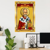 Poster Saint-Nicolas (Bureau à domicile)