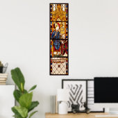 Poster Saint Nicolas avec un donateur (Bureau à domicile)