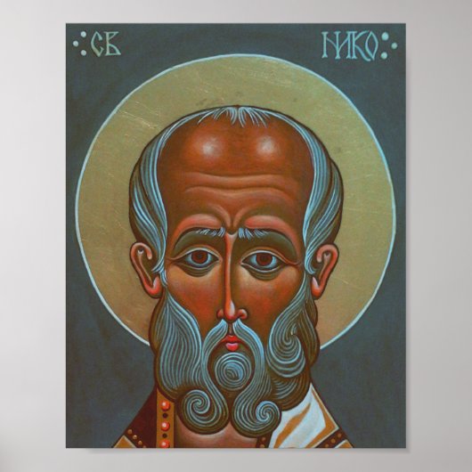Poster Saint Nicolas le Thaumaturge (Devant)