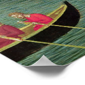 Poster Saint Nicolas sauve Mira de la famine (Coin)