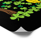 Poster Saint Patrick Day Alligator Shamrock Saint Pattys (Coin)