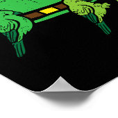 Poster Saint Patrick Jour Oiseaux Casquettes Saint Paddys (Coin)