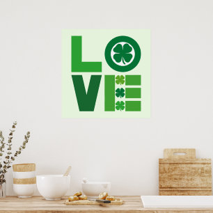 Poster Saint Patrick Love