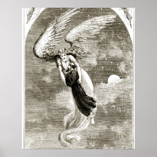 Poster Saint Patrick porté à Rome par l'ange, de 'Th (Devant)