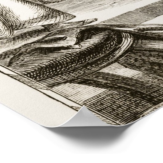 Poster Saint Patrick prêchant à Tara, de 'The Trias Thu (Coin)