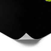 Poster Saint Patrick's Day Flamant rose Shamrock Coeur (Coin)