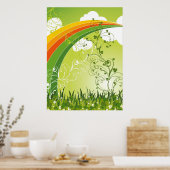 Poster Saint Patrick's Day Lucky Clovers Shamrock irlanda (Cuisine)