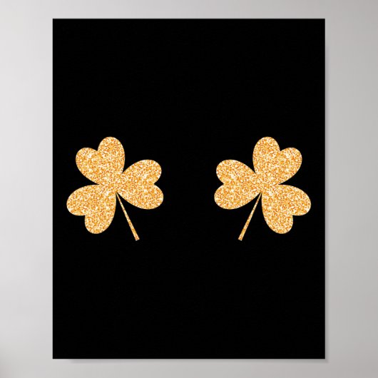 Poster Saint-Patricks Day Shamrock St.patrick's Day S 9 (Devant)