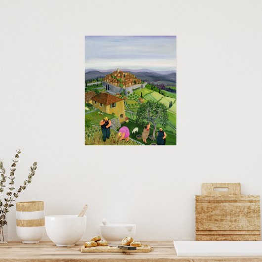 Poster Saint Paul de Vence (Cuisine)