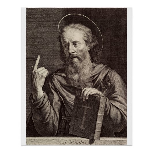 Poster Saint Paul l'Apôtre par Philippe de Champaigne (Devant)