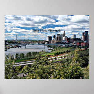 Poster Saint Paul, Minnesota Paysage