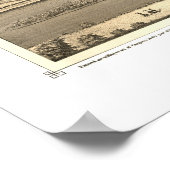 Poster Saint Paul, MN Carte panoramique - 1873 (Coin)