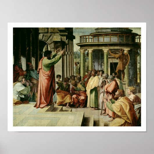 Poster Saint-Paul Preaching at Athens (Devant)