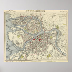 Poster Saint-Pétersbourg