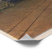 Poster Saint-Pétersbourg, FL - Vue de Central Ave avec/ (Coin)